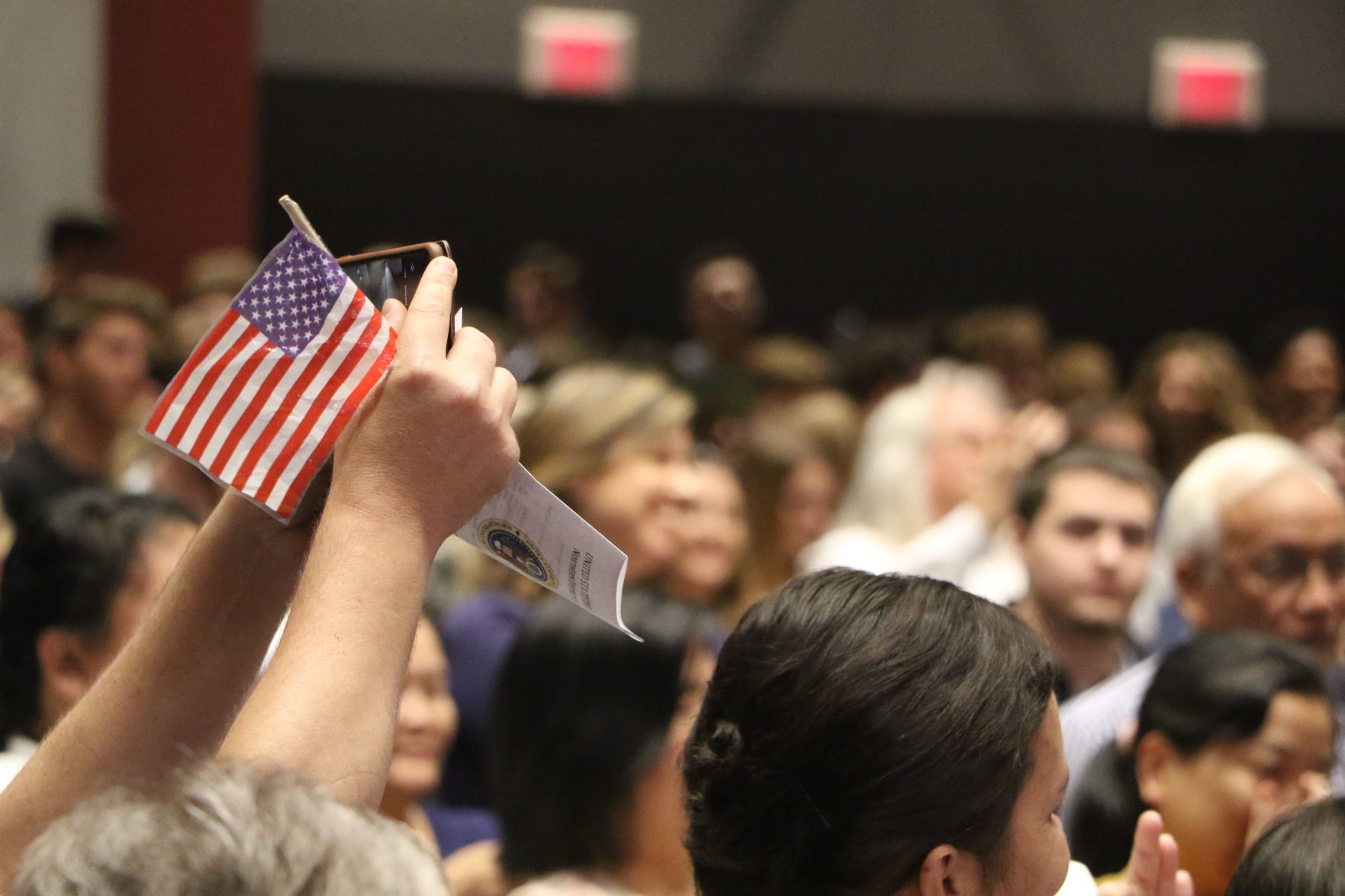 Naturalization ceremony